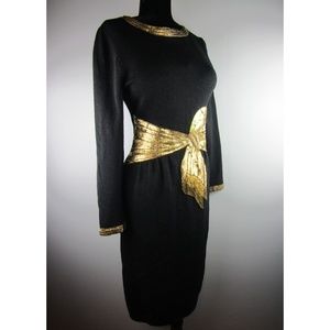 Don Sayres | Vintage Beaded Sequin Sweater Dress
